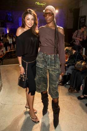 Mode, Berlin Fashion Week, Gäste der Kilian Kerner Modenschau ABB KERNER- Catharina Maranca und Toni Dreher-Adenuga zu Gast bei der Kilan Kerner SPRING SUMMER 2027 auf der Fashion Week in der Skaterhalle in Berlin am 03.07.2026 Berlin Deutschland *** ABB KERNER s Catharina Maranca and Toni Dreher Adenuga attended the Kilan Kerner SPRING SUMMER 2027 show at Fashion Week in the Skaterhalle in Berlin on July 3, 2026, Berlin, Germany