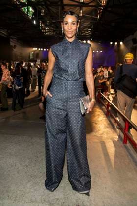 Mode, Berlin Fashion Week, Gäste der Kilian Kerner Modenschau ABB KERNER- Annabelle Mandeng zu Gast bei der Kilan Kerner SPRING SUMMER 2027 auf der Fashion Week in der Skaterhalle in Berlin am 03.07.2026 Berlin Deutschland *** ABB KERNER s Annabelle Mandeng as a guest at the Kilan Kerner SPRING SUMMER 2027 show during Fashion Week at the Skaterhalle in Berlin on July 3, 2026, Berlin, Germany