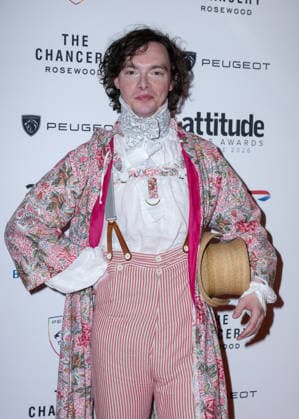 Zack Pinsent attends the Peugeot Attitude PRIDE Awards Europe 2026, supported by British Airways, at The Chancery Rosewood in London, England. UK. Friday 3rd July 2026. Copyright: xJamesxWarrenx PRIDE AWARDS EUROPE 202630