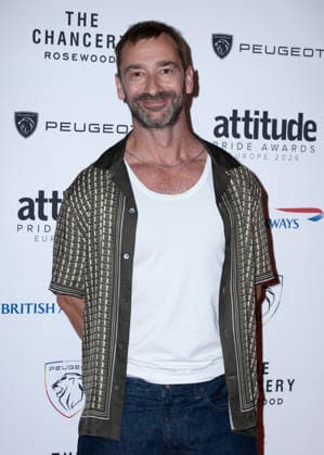 Charlie Condou attends the Peugeot Attitude PRIDE Awards Europe 2026, supported by British Airways, at The Chancery Rosewood in London, England. UK. Friday 3rd July 2026. Copyright: xJamesxWarrenx PRIDE AWARDS EUROPE 202640
