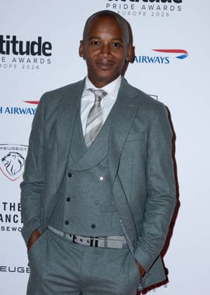 Eric Underwood attends the Peugeot Attitude PRIDE Awards Europe 2026, supported by British Airways, at The Chancery Rosewood in London, England. UK. Friday 3rd July 2026. Copyright: xJamesxWarrenx PRIDE AWARDS EUROPE 20267