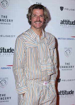Glyn Fussell attends the Peugeot Attitude PRIDE Awards Europe 2026, supported by British Airways, at The Chancery Rosewood in London, England. UK. Friday 3rd July 2026. Copyright: xJamesxWarrenx PRIDE AWARDS EUROPE 202674