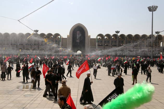 Farewell ceremony held for late Iranian Supreme Leader Ali Khamenei TEHRAN, IRAN - JULY 04: Tens of thousands of people gather during a farewell ceremony for late Iranian Supreme Leader Ali Khamenei at the Imam Khomeini Mosalla Mosque in Tehran, Iran on July 04, 2026. Attendees from various Iranian cities and abroad experienced emotional moments during the event, which began at 06:00 a.m. local time. Fatemeh Bahrami Anadolu Tehran Iran. Editorial use only. Please get in touch for any other usage.  Copyright: x2026xAnadoluxFatemehxBahramix