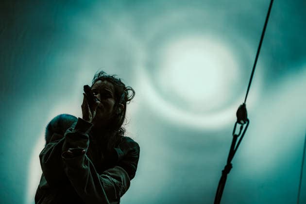 Oklou live at Roskilde Festival 2026 Roskilde, Denmark. 03rd, July 2026. The French singer and musician Oklou performs a live concert during the Danish music festival Roskilde Festival 2026 in Roskilde. Denmark, Roskilde  Copyright: xGonzalesxPhoto MathiasxKristensenx