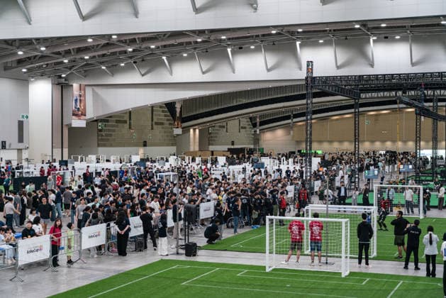 RoboCup 2026 in Incheon, South Korea - 04 Jul 2026 People attend the RoboCup 2026 INCHEON at Songdo ConvensiA. RoboCup 2026 INCHEON is happening from July 2 to July 6 at Songdo ConvensiA. The event was first held in 1997 and is the world’s largest robot soccer competition and a global challenge dedicated to build a better future through artificial intelligence and robotic technologies. Incheon South Korea Copyright: xSimonxShinx xSOPAxImagesx _DSC5435