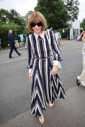 . 04 07 2026. London, United Kingdom. Anna Wintour arriving on day six of the Wimbledon Tennis Championships in London.  xStephenxLockx xi-Imagesx IIM-26882-0004