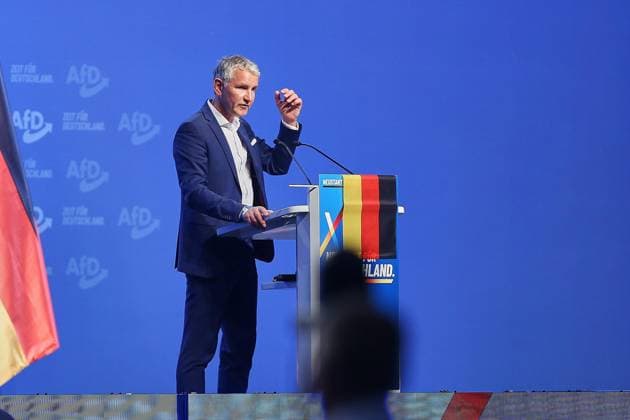 Erfurt, Thüringen, Deutschland, 04.07.2026: Messe: AfD-Bundesparteitag: Björn Höcke *** Erfurt, Thuringia, Germany, July 4, 2026: AfD National Party Convention, Björn Höcke Copyright: xdtsxNachrichtenagenturx dts_126313