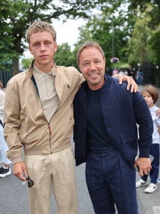 . 04 07 2026. London, United Kingdom. Actor Stephen Graham and his son Alfie arriving on day six of the Wimbledon Tennis Championships in London.  xStephenxLockx xi-Imagesx IIM-26882-0012
