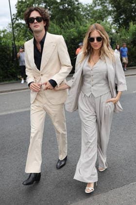 . 04 07 2026. London, United Kingdom. Sienna Miller arriving on day six of the Wimbledon Tennis Championships in London.  xStephenxLockx xi-Imagesx IIM-26882-0020