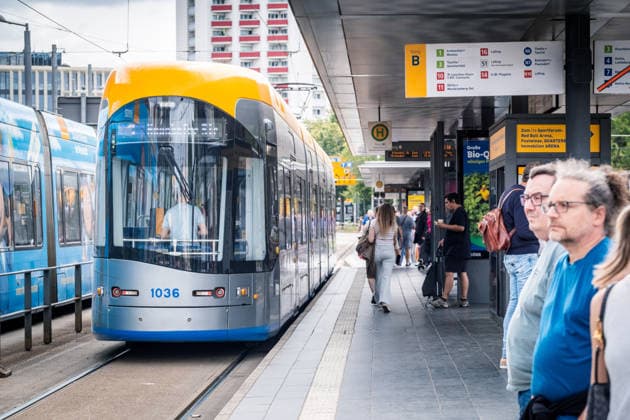 Freiwillige Helfer reinigen gemeinsam mit Mitarbeitenden der Leipziger Verkehrsbetriebe (LVB) Straßenbahngleise an der Leibnizstraße in Leipzig (Sachsen) von geschmolzenem Bitumen. Die Arbeiten sind Teil eines dritten Subbotniks zur Beseitigung der Hitzeschäden am Straßenbahnnetz. Aufnahme vom 4. Juli 2026. Hilfsaktion Leipzig *** Volunteers are working alongside employees of the Leipzig Public Transportation Authority (LVB) to clean melted bitumen from the tram tracks on Leibnizstraße in Leipzig, Saxony. The work is part of a third subbotnik aimed at repairing heat damage to the tram network. Photo taken on July 4, 2026. VolunteerLeipzig Relief Effort