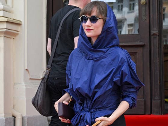 The 60th Karlovy Vary International Film Festival continued on its second day, in Karlovy Vary, Czech Republic, on July 4, 2026. A delegation of filmmakers premiered the film Gregorius, the Chosen One at the Municipal Theatre. On the photo is seen Czech actress Eliska Krenkova. (CTKxPhoto SlavomirxKubes) CTKPhotoP2026070403738  CTKPhotoP2026070403738