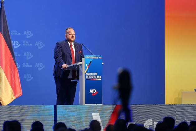 Erfurt, Thüringen, Deutschland, 04.07.2026: Messe: AfD-Bundesparteitag: Sven Tritschler *** Erfurt, Thuringia, Germany, July 4, 2026, AfD National Party Convention, Sven Tritschler Copyright: xdtsxNachrichtenagenturx dts_126333