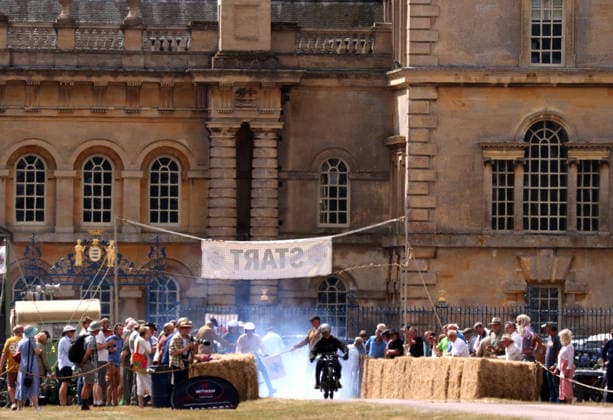 The Vintage Speed Trials event is taking place at Grimsthorpe Castle in Lincolnshire. Featuring vintage cars and motorcycles it attracts hundreds of people to show off their vehicles, and many wear attire from the pre-war period. Vintage Speed Trials, Grimsthorpe Castle, Lincolnshire, on 4th July, 2026.  .