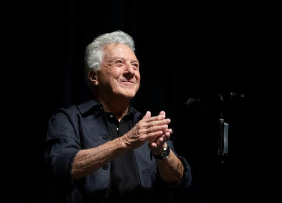 The 60th Karlovy Vary International Film Festival continued on its second day, in Karlovy Vary, Czech Republic, on July 4, 2026. American actor Dustin Hoffman introduced film The Graduate . (CTKxPhoto KaterinaxSulova) CTKPhotoP2026070404202  CTKPhotoP2026070404202