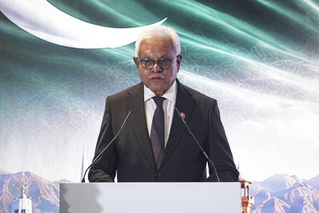 Turkiye-Pakistan Business and Investment Forum ISTANBUL, TURKIYE - JULY 04: Pakistani Ambassador to Ankara Yousaf Junaid speaks during the Turkiye-Pakistan Business and Investment Forum in Istanbul, Turkiye on July 04, 2026. Beyza Comert Anadolu Istanbul Turkey. Editorial use only. Please get in touch for any other usage.  Copyright: x2026xAnadoluxBeyzaxComertx