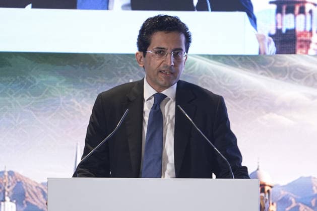 Turkiye-Pakistan Business and Investment Forum ISTANBUL, TURKIYE - JULY 04: Pakistani Minister of State for Petroleum Ali Pervaiz Malik speaks during the Turkiye-Pakistan Business and Investment Forum in Istanbul, Turkiye on July 04, 2026. Beyza Comert Anadolu Istanbul Turkey. Editorial use only. Please get in touch for any other usage.  Copyright: x2026xAnadoluxBeyzaxComertx