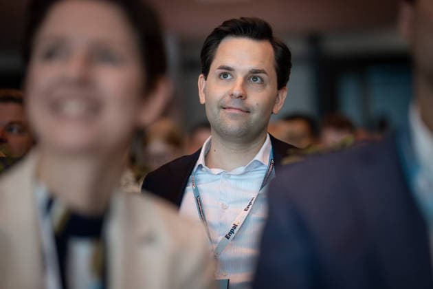 CDU Landesparteitag des Landes Nordrhein-Westfalen in Duesseldorf Johannes Winkel, Bundesvorsitzender der Jungen Union, MDB auf dem CDU Landesparteitag des Landes Nordrhein-Westfalen im Maritim Hotel in NRW, Duesseldorf, 04.07.2026 Duesseldorf Nordrhein-Westfalen Deutschland *** CDU State Party Convention of North Rhine-Westphalia in Düsseldorf Johannes Winkel, Federal Chairman of the Junge Union and Member of the Bundestag, at the CDU State Party Convention of North Rhine-Westphalia at the Maritim Hotel in Düsseldorf, North Rhine-Westphalia, July 4, 2026 Düsseldorf North Rhine-Westphalia Germany