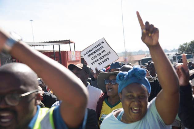 July 4, 2026, Pretoria, Gauteng, South Africa: PRETORIA, SOUTH AFRICA JULY 04: March and March protest during a march against illegal immigrants in Olievenhoutbosch on July 04, 2026 in Pretoria, South Africa. It is reported that the group is calling on the police to intervene on high crimes allegedly caused by illegal immigrants. Pretoria South Africa  - ZUMAd214 20260704_znp_d214_076 Copyright: xManashxDasx