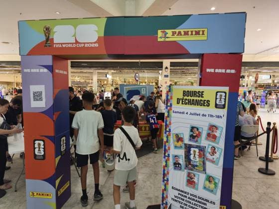 FIFA World Cup 2026 Panini sticker swap event in Montesson MONTESSON, FRANCE - JULY 4: Collectors and football fans take part in a FIFA World Cup 2026 Panini sticker swap event at a shopping mall in Montesson, in the Paris region, on July 4, 2026. Participants exchange stickers from the tournament s official Panini sticker album to complete their collections during the FIFA World Cup 2026. Umit Donmez Anadolu Montesson France. Editorial use only. Please get in touch for any other usage.  Copyright: x2026xAnadoluxUmitxDonmezx