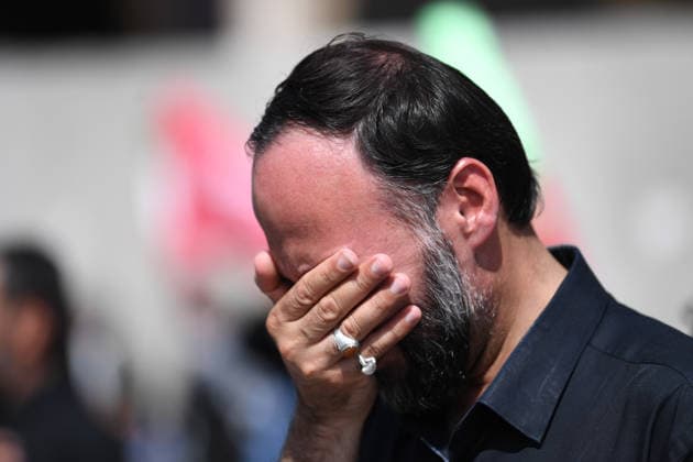 (260704) -- TEHRAN, July 4, 2026 -- A man attends a farewell ceremony for Iran s late Supreme Leader Ayatollah Ali Khamenei in Tehran, Iran, July 4, 2026. A two-day farewell ceremony for Iran s late Supreme Leader Ayatollah Ali Khamenei began here at Imam Khomeini s Mosalla prayer hall on Saturday morning, drawing huge crowds from across the country. Shadati) IRAN-TEHRAN-FAREWELL CEREMONY-LATE SUPREME LEADER-AYATOLLAH ALI KHAMENEI ShaxDati 