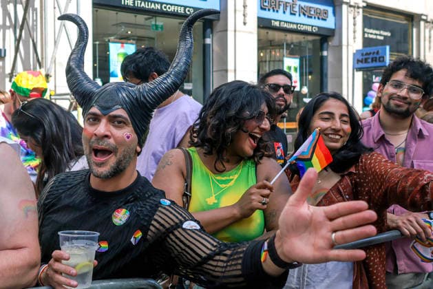 . 04 07 2026. London, United Kingdom. Pride in London Parade 2026. Pride in London 2026 a celebration of LGBTQ+ pride, with a parade through Piccadilly to performances on stage at Trafalgar Square.  xMartynxWheatleyx xi-Imagesx IIM-26883-0022