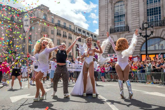 . 04 07 2026. London, United Kingdom. Pride in London Parade 2026. Pride in London 2026 a celebration of LGBTQ+ pride, with a parade through Piccadilly to performances on stage at Trafalgar Square.  xMartynxWheatleyx xi-Imagesx IIM-26883-0028