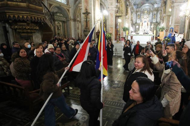Santiago, July 4, 2026 A Holy Mass is being celebrated at the Metropolitan Cathedral of Santiago for the victims of the earthquake in Venezuela and for the country’s reconstruction. Jonnathan Oyarzun Aton Chile, Santiago, Chile Aton 1169936  Copyright: JONNATHANxOYARZUN ATONxCHILE
