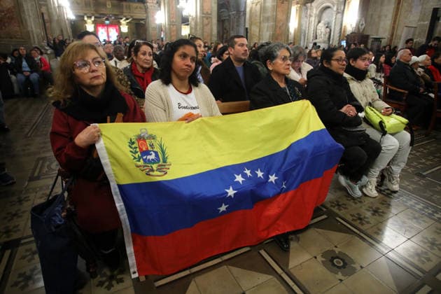Santiago, July 4, 2026 A Holy Mass is being held at the Metropolitan Cathedral of Santiago for the victims of the earthquake in Venezuela and for the country’s reconstruction. Jonnathan Oyarzun Aton Chile, Santiago, Chile Aton 1169939  Copyright: JONNATHANxOYARZUN ATONxCHILE