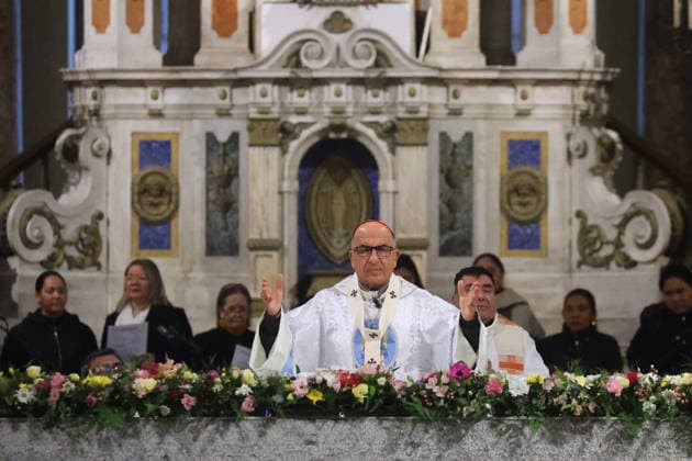 Santiago, July 4, 2026 A Holy Mass is being held at the Metropolitan Cathedral of Santiago for the victims of the earthquake in Venezuela and for the country’s reconstruction. Jonnathan Oyarzun Aton Chile, Santiago, Chile Aton 1169957  Copyright: JONNATHANxOYARZUN ATONxCHILE