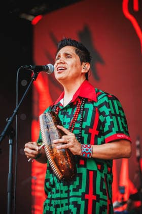 Los Mirlos live at Roskilde Festival 2026 Roskilde, Denmark. 04th, July 2026. The Peruvian cumbia band Los Mirlos performs a live concert during the Danish music festival Roskilde Festival 2026 in Roskilde. Denmark, Roskilde  Copyright: xGonzalesxPhoto ChristianxHjorthx