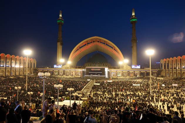 IRAN, TEHRAN - JULY 5, 2026: Mourners crowd outside the Grand Mosalla of Tehran (Imam Khomeini Mosalla of Tehran) during the state funeral of Iranian Supreme Leader Ayatollah Ali Khamenei (1939-2026). Khamenei was killed in a joint US-Israeli airstrike on February 28. Valery Sharifulin TASS  94665607