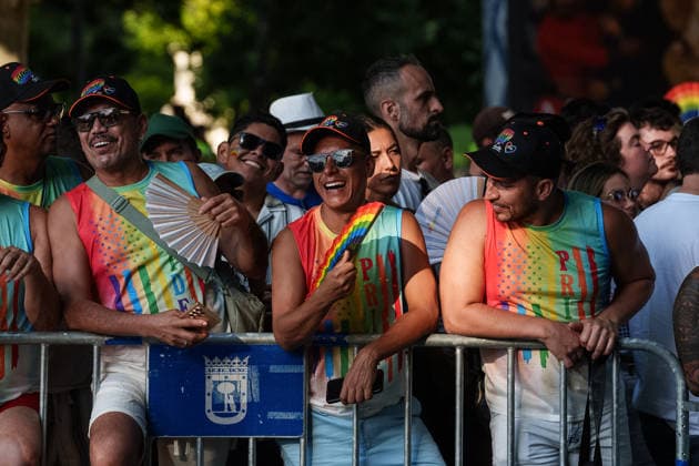 2026 National LGBTI Pride Parade in Madrid Scenes from the 2026 National LGBTI Pride Parade on July 4, 2026, in Madrid, Spain. The 2026 National Pride Parade, under the slogan Take to the Streets with Pride: Dissent and Resistance, calls for a National Pact against hate speech, the effective implementation of LGBTQ+ and trans laws, the criminalization of conversion therapies with prison sentences, and the recognition of non-binary and intersex people. JULY 4, 2026 PARADE Madrid, Spain  Copyright: xMatiasxChiofalox 7644518