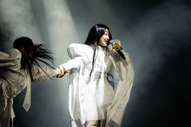 Audrey Nuna live at Roskilde Festival 2026 Roskilde, Denmark. 04th, July 2026. The American singer and rapper Audrey Nuna performs a live concert during the Danish music festival Roskilde Festival 2026 in Roskilde. Denmark, Roskilde  Copyright: xGonzalesxPhoto ErlingxBrodersenx