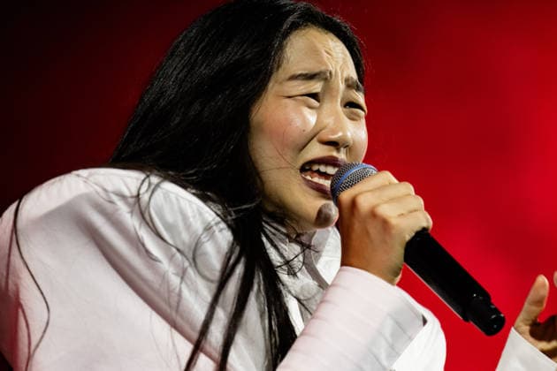 Audrey Nuna live at Roskilde Festival 2026 Roskilde, Denmark. 04th, July 2026. The American singer and rapper Audrey Nuna performs a live concert during the Danish music festival Roskilde Festival 2026 in Roskilde. Denmark, Roskilde  Copyright: xGonzalesxPhoto ErlingxBrodersenx