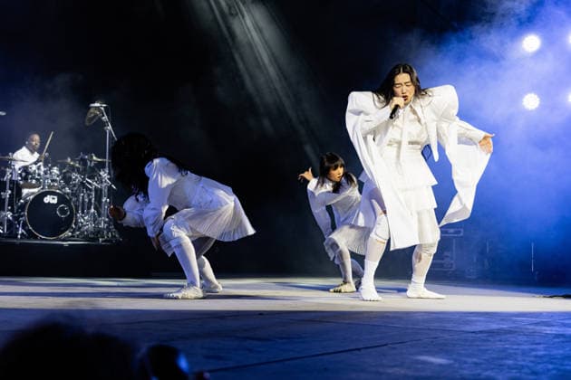 Audrey Nuna live at Roskilde Festival 2026 Roskilde, Denmark. 04th, July 2026. The American singer and rapper Audrey Nuna performs a live concert during the Danish music festival Roskilde Festival 2026 in Roskilde. Denmark, Roskilde  Copyright: xGonzalesxPhoto ErlingxBrodersenx