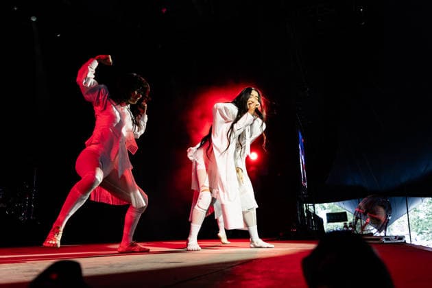 Audrey Nuna live at Roskilde Festival 2026 Roskilde, Denmark. 04th, July 2026. The American singer and rapper Audrey Nuna performs a live concert during the Danish music festival Roskilde Festival 2026 in Roskilde. Denmark, Roskilde  Copyright: xGonzalesxPhoto ErlingxBrodersenx