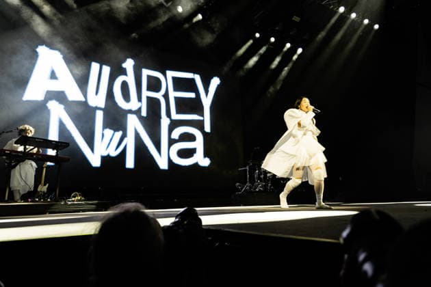 Audrey Nuna live at Roskilde Festival 2026 Roskilde, Denmark. 04th, July 2026. The American singer and rapper Audrey Nuna performs a live concert during the Danish music festival Roskilde Festival 2026 in Roskilde. Denmark, Roskilde  Copyright: xGonzalesxPhoto ErlingxBrodersenx
