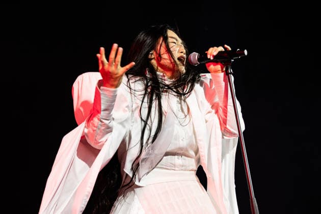 Audrey Nuna live at Roskilde Festival 2026 Roskilde, Denmark. 04th, July 2026. The American singer and rapper Audrey Nuna performs a live concert during the Danish music festival Roskilde Festival 2026 in Roskilde. Denmark, Roskilde  Copyright: xGonzalesxPhoto ErlingxBrodersenx