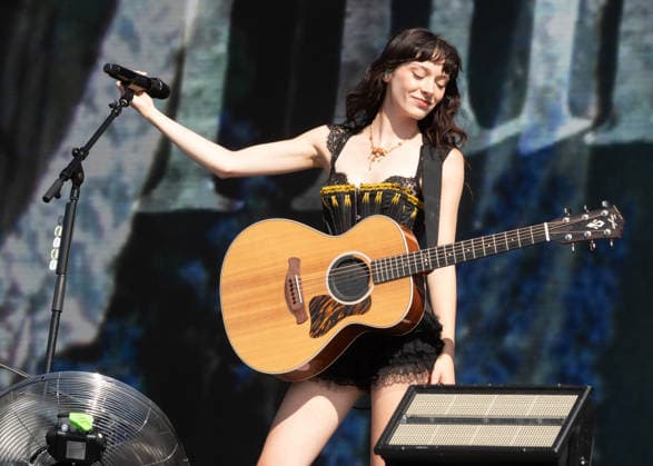 Holly Humberstone performs during BST Hyde Park at Hyde Park in London, England. UK. Saturday 4th July 2026. Copyright: xJamesxWarrenx ae7tz284