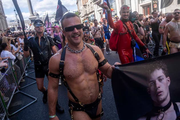 Annual Pride Parade in London, 4 July 2026 (EDITOR S NOTE: Image contains nudity)Tens of thousands gather to celebrate LGBTQIA+ identity during the annual pride parade from Park Lane to Westminster, London, on 4 July 2026. Parade-goers wore rainbow-coloured clothing to celebrate the protest event, which is held yearly in the capital., Credit:Seiya Tanase Avalon  Copyright: xSeiyaxTanasex xAvalonx 1114456599