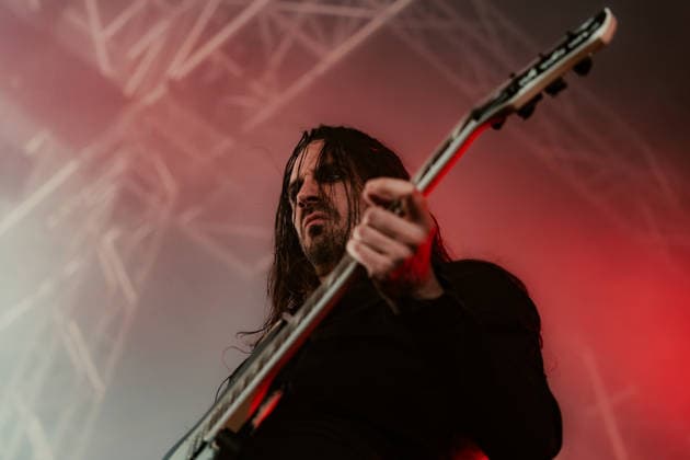 Igorrr live at Roskilde Festival 2026 Roskilde, Denmark. 04th, July 2026. The French metal act Igorrr performs a live concert during the Danish music festival Roskilde Festival 2026 in Roskilde. Here guitarist Martyn Clement is seen live on stage. Denmark, Roskilde  Copyright: xGonzalesxPhoto MathiasxKristensenx