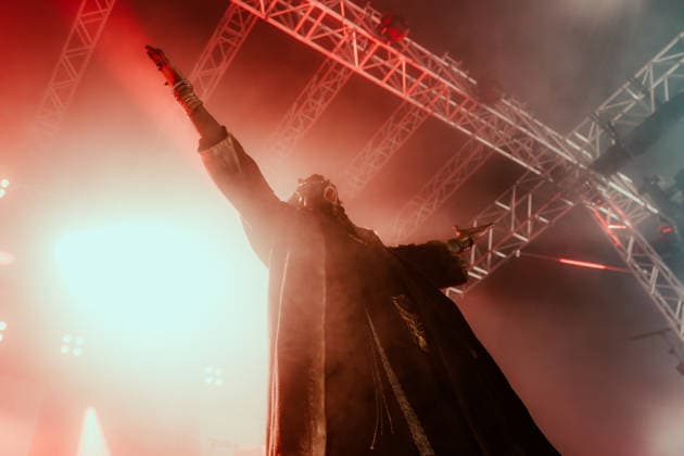 Igorrr live at Roskilde Festival 2026 Roskilde, Denmark. 04th, July 2026. The French metal act Igorrr performs a live concert during the Danish music festival Roskilde Festival 2026 in Roskilde. Here vocalist JB Le Bail is seen live on stage. Denmark, Roskilde  Copyright: xGonzalesxPhoto MathiasxKristensenx