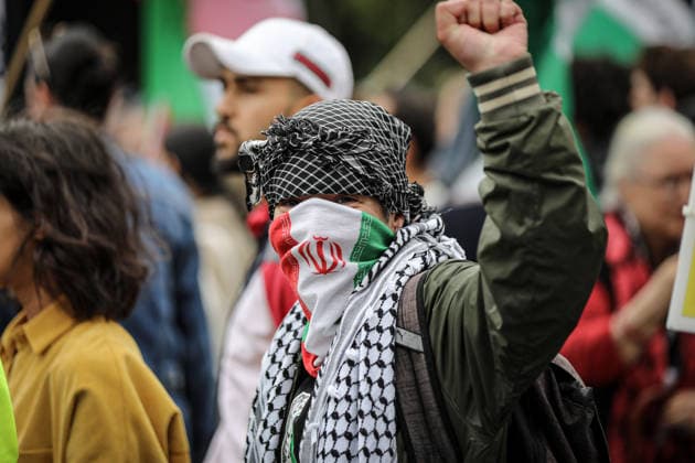 July 4, 2026, Berlin, Berlin, Germany: Berlin, Germany, July 4, 2026: Demonstrators take part in a pro-Palestinian march through central Berlin calling for an end to the war in Gaza, protection of medical workers, and the release of detained Palestinian doctor Hussam Abu Safiya. Participants carried Palestinian flags, banners and photographs during the demonstration. ZUMA Press Wire. Berlin Germany - ZUMAa268 20260704_zip_a268_003 Copyright: xAbdelrahmanxAlkahloutx
