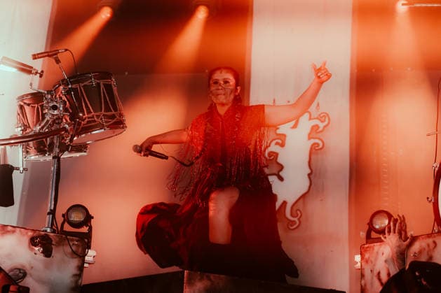 Igorrr live at Roskilde Festival 2026 Roskilde, Denmark. 04th, July 2026. The French metal act Igorrr performs a live concert during the Danish music festival Roskilde Festival 2026 in Roskilde. Here vocalist Gerda Iguchi is seen live on stage. Denmark, Roskilde  Copyright: xGonzalesxPhoto MathiasxKristensenx