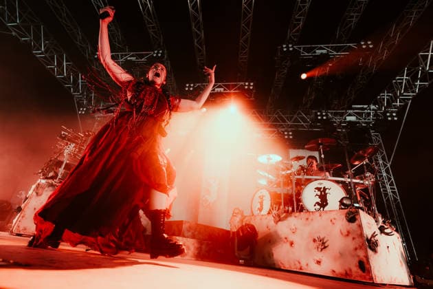 Igorrr live at Roskilde Festival 2026 Roskilde, Denmark. 04th, July 2026. The French metal act Igorrr performs a live concert during the Danish music festival Roskilde Festival 2026 in Roskilde. Here vocalist Gerda Iguchi is seen live on stage. Denmark, Roskilde  Copyright: xGonzalesxPhoto MathiasxKristensenx