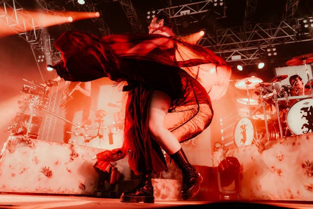 Igorrr live at Roskilde Festival 2026 Roskilde, Denmark. 04th, July 2026. The French metal act Igorrr performs a live concert during the Danish music festival Roskilde Festival 2026 in Roskilde. Here vocalist Gerda Iguchi is seen live on stage. Denmark, Roskilde  Copyright: xGonzalesxPhoto MathiasxKristensenx