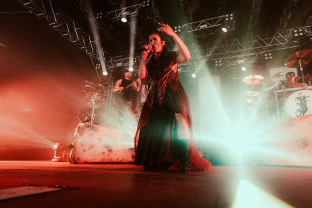Igorrr live at Roskilde Festival 2026 Roskilde, Denmark. 04th, July 2026. The French metal act Igorrr performs a live concert during the Danish music festival Roskilde Festival 2026 in Roskilde. Here vocalist Gerda Iguchi is seen live on stage. Denmark, Roskilde  Copyright: xGonzalesxPhoto MathiasxKristensenx