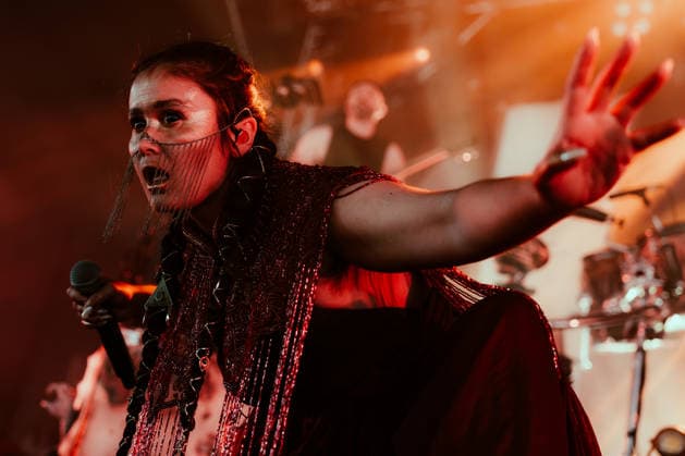 Igorrr live at Roskilde Festival 2026 Roskilde, Denmark. 04th, July 2026. The French metal act Igorrr performs a live concert during the Danish music festival Roskilde Festival 2026 in Roskilde. Here vocalist Gerda Iguchi is seen live on stage. Denmark, Roskilde  Copyright: xGonzalesxPhoto MathiasxKristensenx
