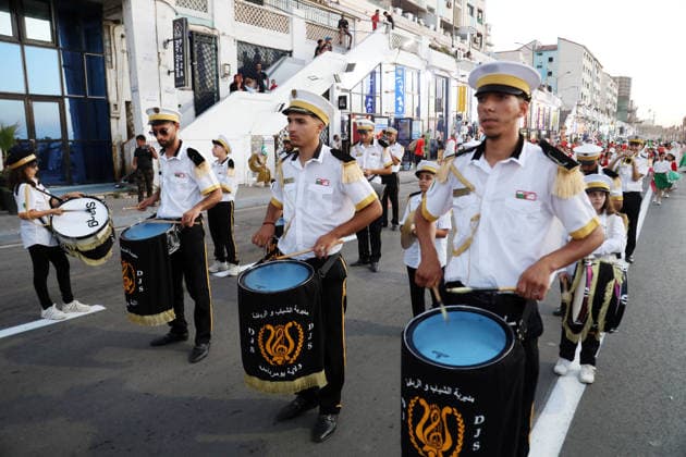 64th Anniversary of Algerian Independence A public celebration held to mark the 64th anniversary of Algerian independence in Boumerdes, Algeria, on July 4, 2026, Algerians began the War of National Liberation against France on November 1, 1954, and Algeria gained its independence on July 5, 1962. Photo by Billel Bensalem, APP, Algiers, Algeria Copyright: xAlgÃ riexPressexPhotosxBillelxBensalemx xAPPx IMG_5576