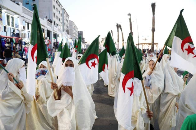 64th Anniversary of Algerian Independence A public celebration held to mark the 64th anniversary of Algerian independence in Boumerdes, Algeria, on July 4, 2026, Algerians began the War of National Liberation against France on November 1, 1954, and Algeria gained its independence on July 5, 1962. Photo by Billel Bensalem, APP, Algiers, Algeria Copyright: xAlgÃ riexPressexPhotosxBillelxBensalemx xAPPx IMG_5582